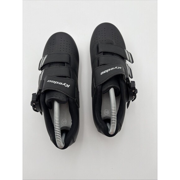 (889) Size 7.5 (38 EU) Kyedoo Cycling Shoes Black Clip In Men / Women - Picture 5 of 7
